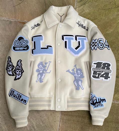 lv jacket varsity|Lv varsity jacket price.